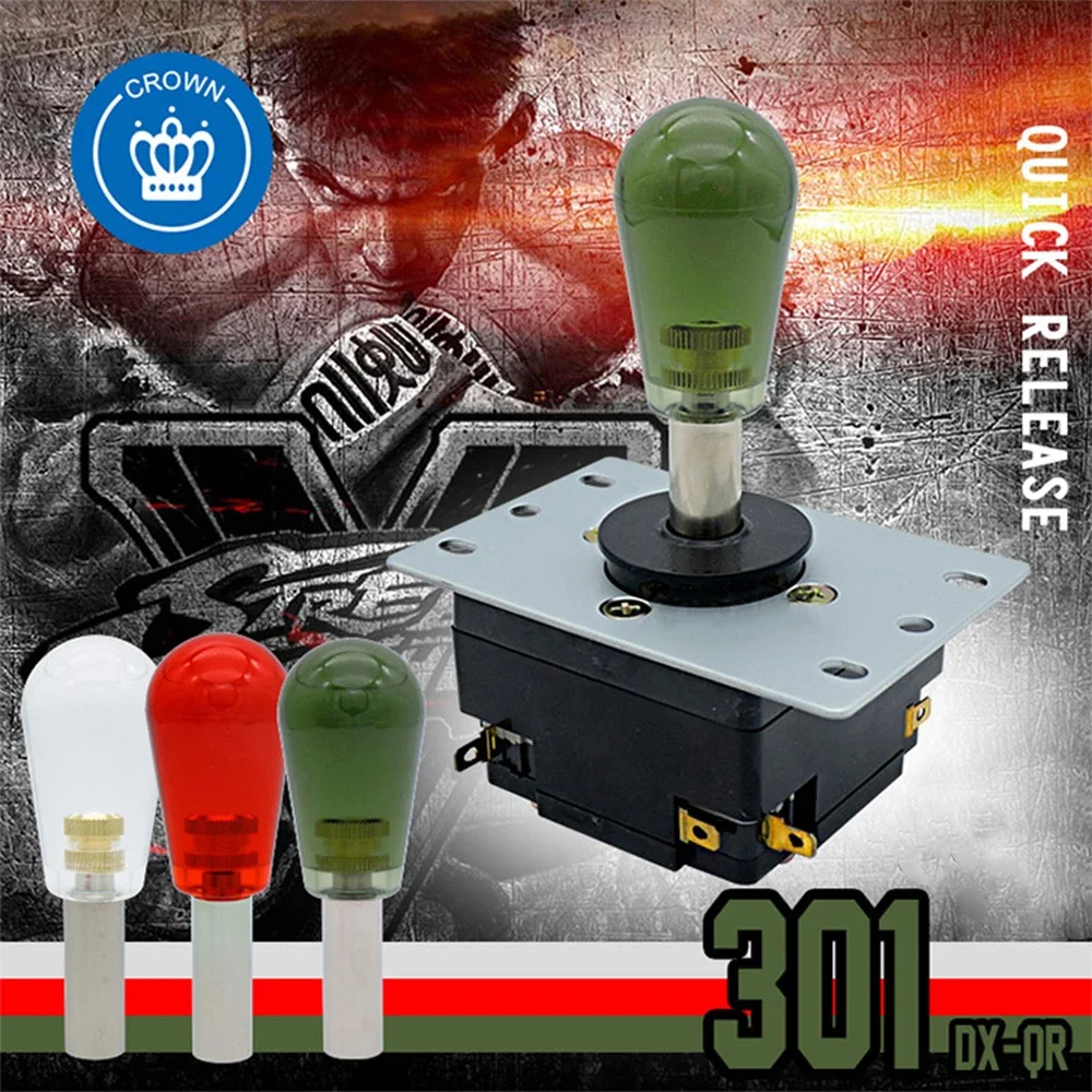 Originale Coreano Crown 301-Dx-Qr Fighting Joystick Infiltrationlever 8Pin Micro Switch Per Jamma Pc Arcade Game Tekken 7 Ps4 Xbox