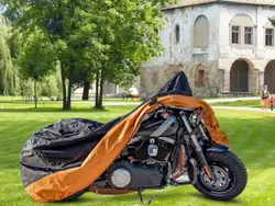 Waterproof Motorcycle and Scooter Outdoor/Indoor UV and Dust Protector Cover - Available in Multiple Sizes - XXL Rain Cover