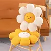 Korean Flower Throw Pillows Sun Smiling Face Cushion Sofa Car Sit Bedside Backrest Decorative Lovely Floor Seat Mat Office Chair 3