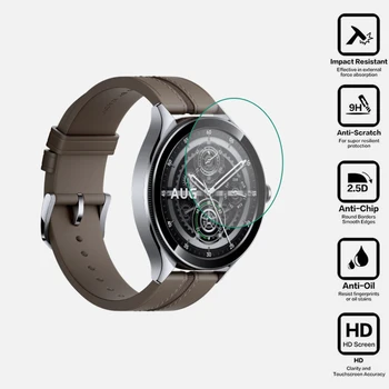 Pellicola protettiva trasparente in vetro temperato duro per Smartwatch per Xiaomi Watch 2 Pro Cover proteggi schermo Smart Watch2 Accessori