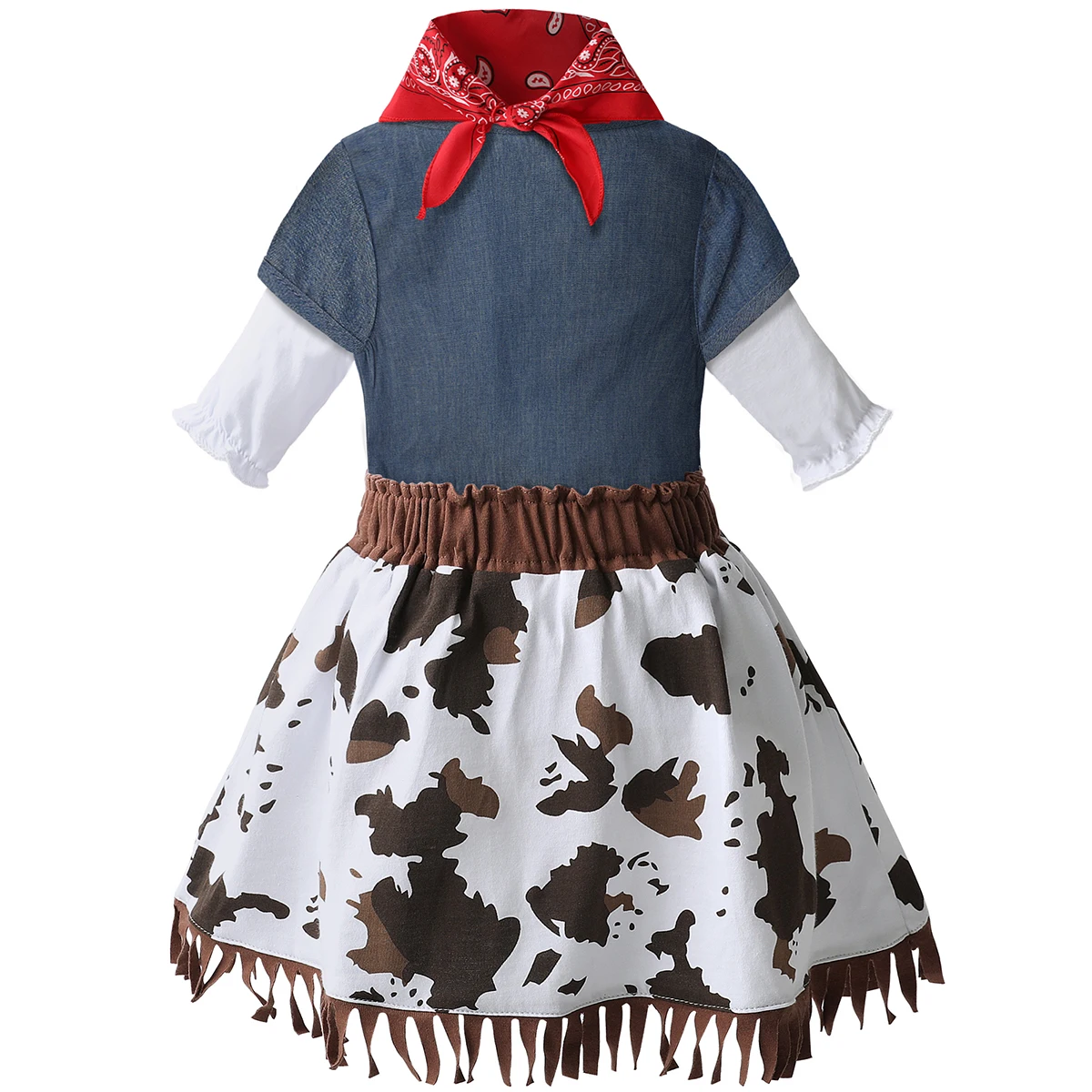 Cowgirl Halloween Costume for Girls Toddler Western Fancy Dress