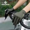 ROCKBROS Spring Summer Cycling Gloves Touch Screen Men Women MTB Road Bike Gloves Breathable Full Finger Motorcycle Riding Glove 6