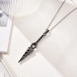 Cartoon Anime Naruto Necklace Pendant Cosplay Shuriken Alloy Accessory Collectible (3142)