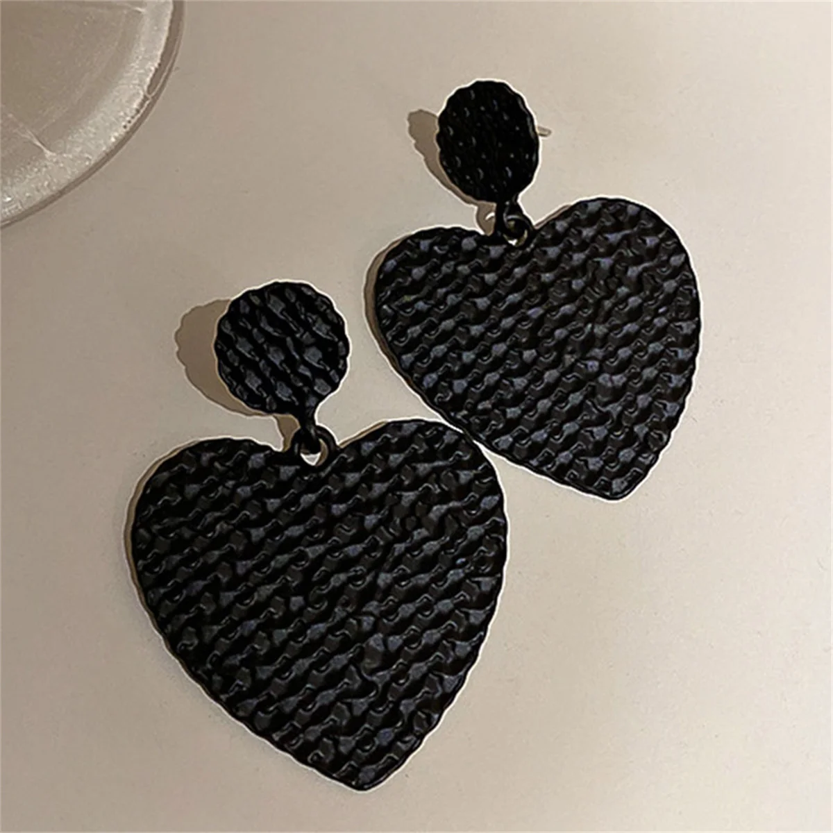 Vintage Punk Flower Drop Earrings For Women Exaggerated Gothic Geometric Butterfly Heart Wings Earring Party Jewelry Drop Earrings