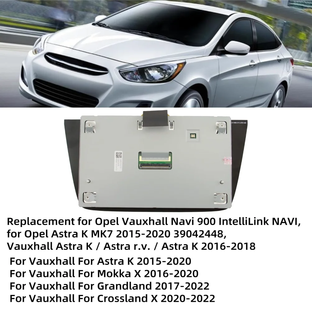 LQ080Y5DZ10 8 inch LCD-scherm voor Opel Vauxhall Navi 900 IntelliLink Navi Radio LCD Touch voor Opel Astra K MK7 2015-2020 39042448