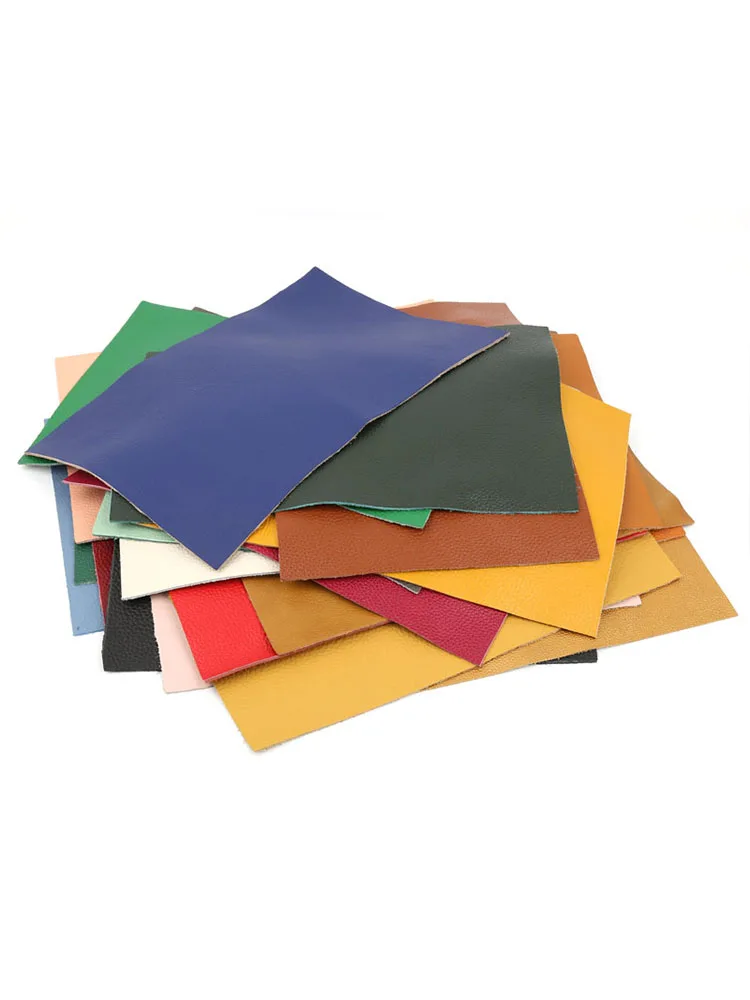 Cowhide Material Colorful Soft Whole Piece Top Layer Sofa Leather Fabric Genuine Leather Real Cowhide Leather DIY Soft Bag