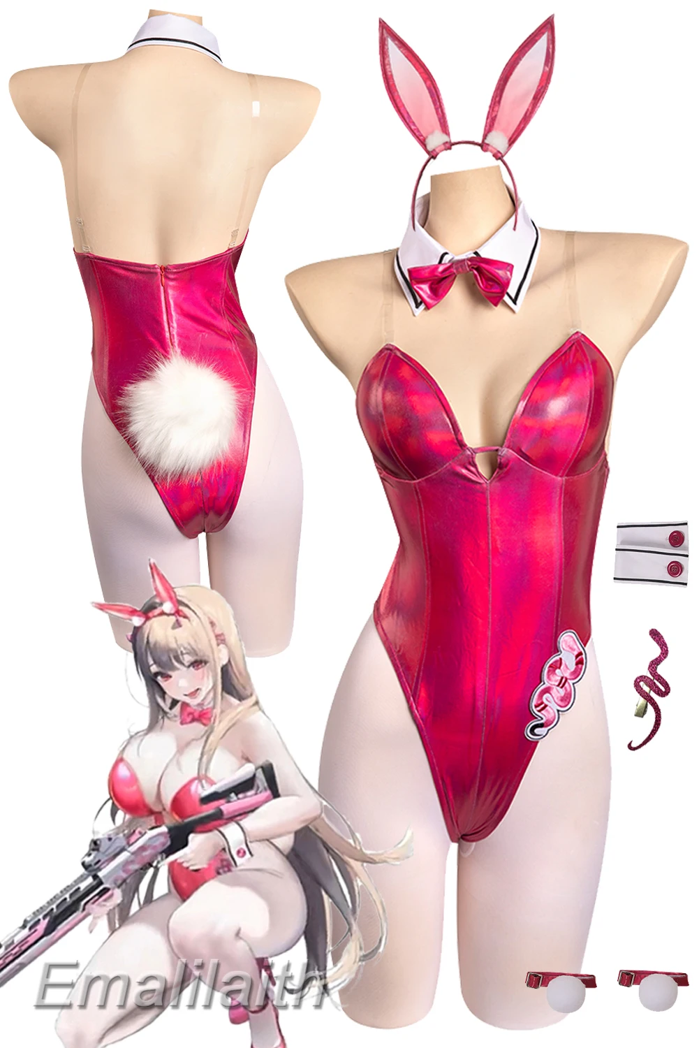 

Bunny Girl Toxic Rabbit Viper Cosplay Role Play Game NIKKE The Goddess Of Victory Costume Sexy Women Fantasy Outfit Fancy Dress