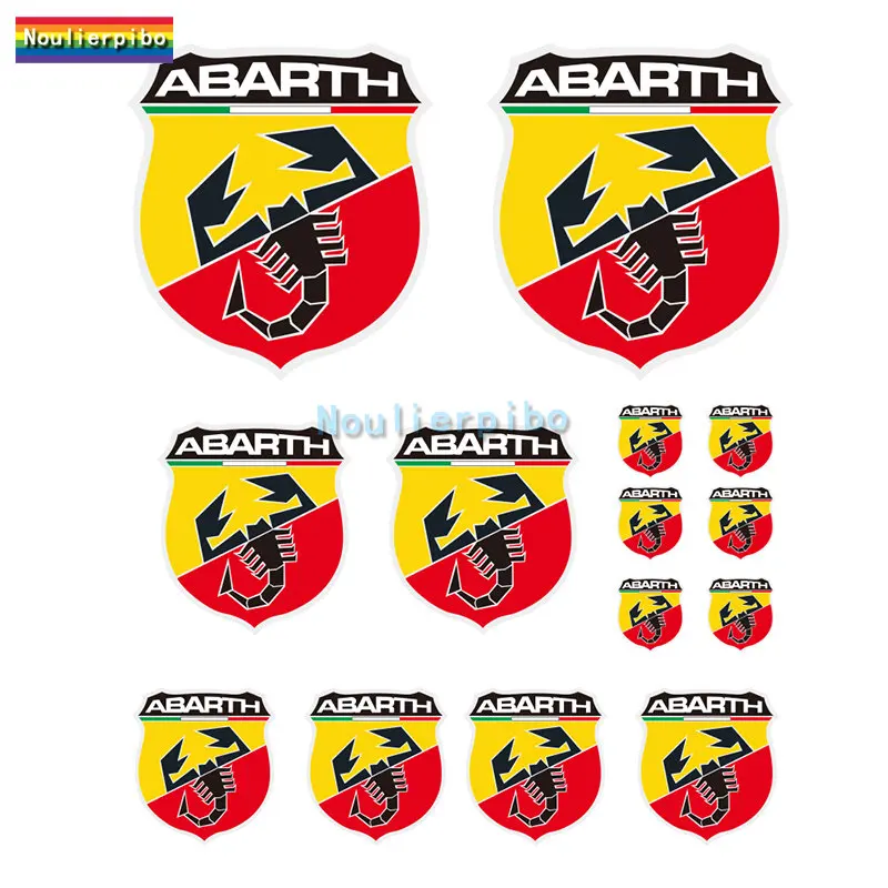 Per Fiat Abarth Scorpion Logo Badge Car Bumper Window Casco Moto Racing Bike Laptop Cellulare Retrofit Decalcomania In Vinile