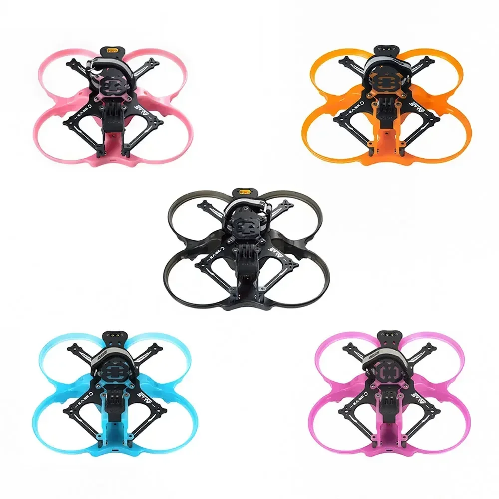 Drone FPV Micro 65mm O4 PRO Kit - Châssis Noir, Rose, Orange, Bleu, Violet