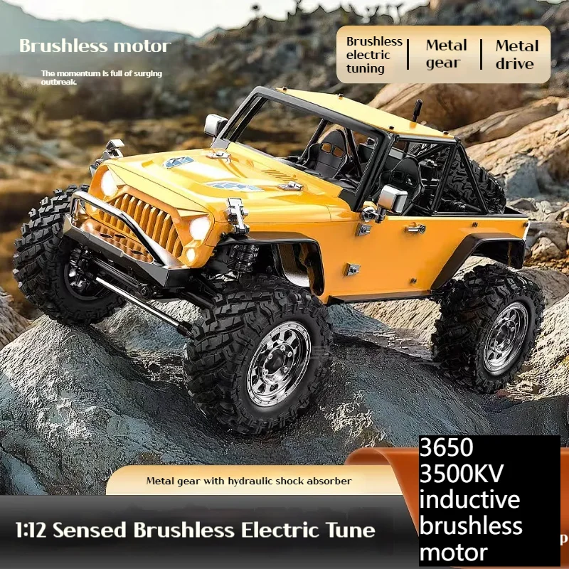 Meijiaxin Xiangxi H12y+ 1:12 Large Scale Rc Remote Control Brushless Climbing Off-Road Vehicle Adult Modified Toy Car Model 2