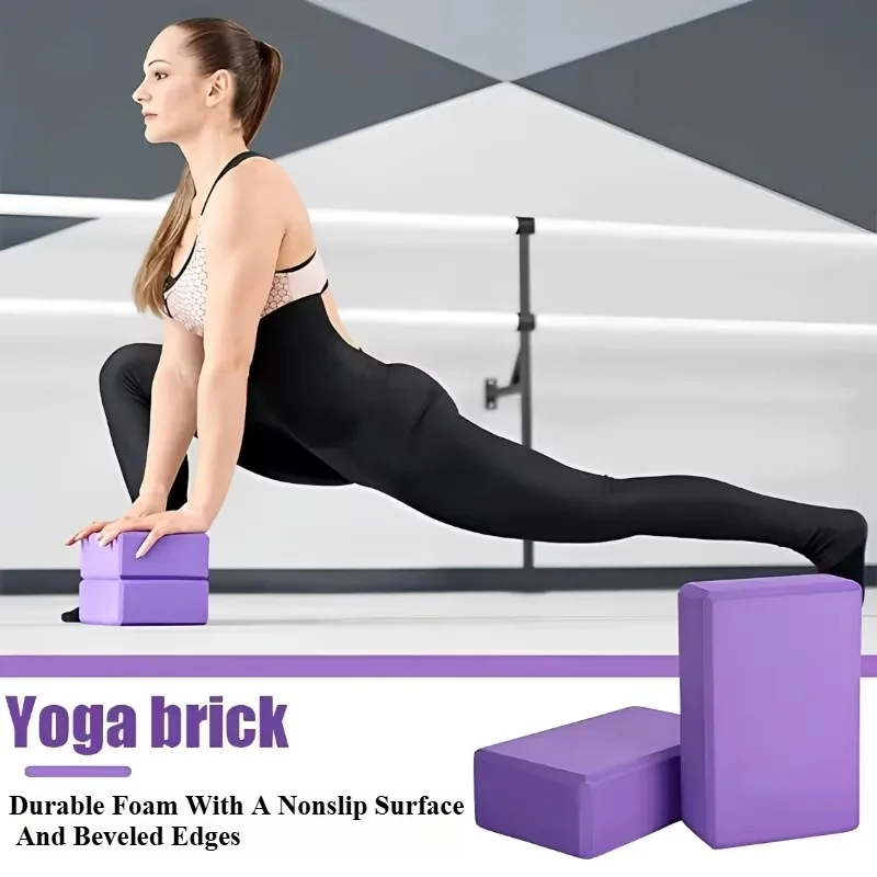 Dance Yoga Blocks Gym Foam Brick Pilates Training Exercise Fitness Bolster Pillow Cushion Stretching Body Shaping Building Cubes yoga blocks