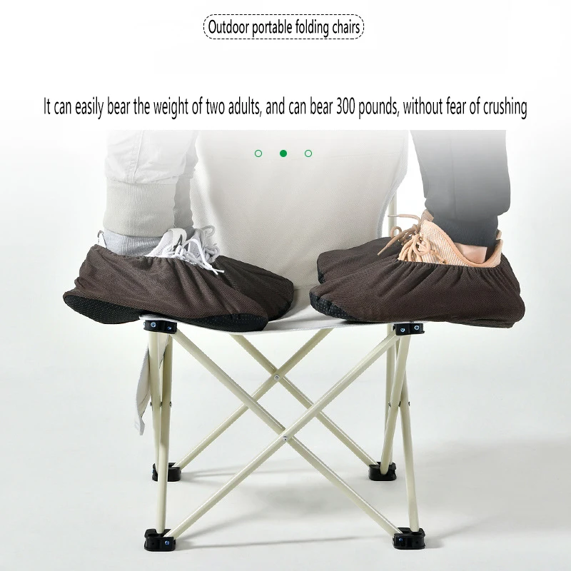 Compact & Portable Outdoor Folding Chair - Sturdy Aluminum Frame with 600D Oxford Cloth, Perfect for Beach, Camping, Picnics & T