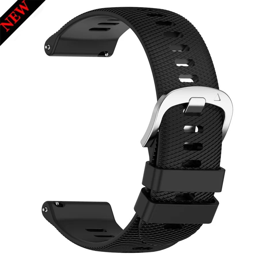 Versatile Rubber Watch Strap - 20mm/22mm Replacement Band