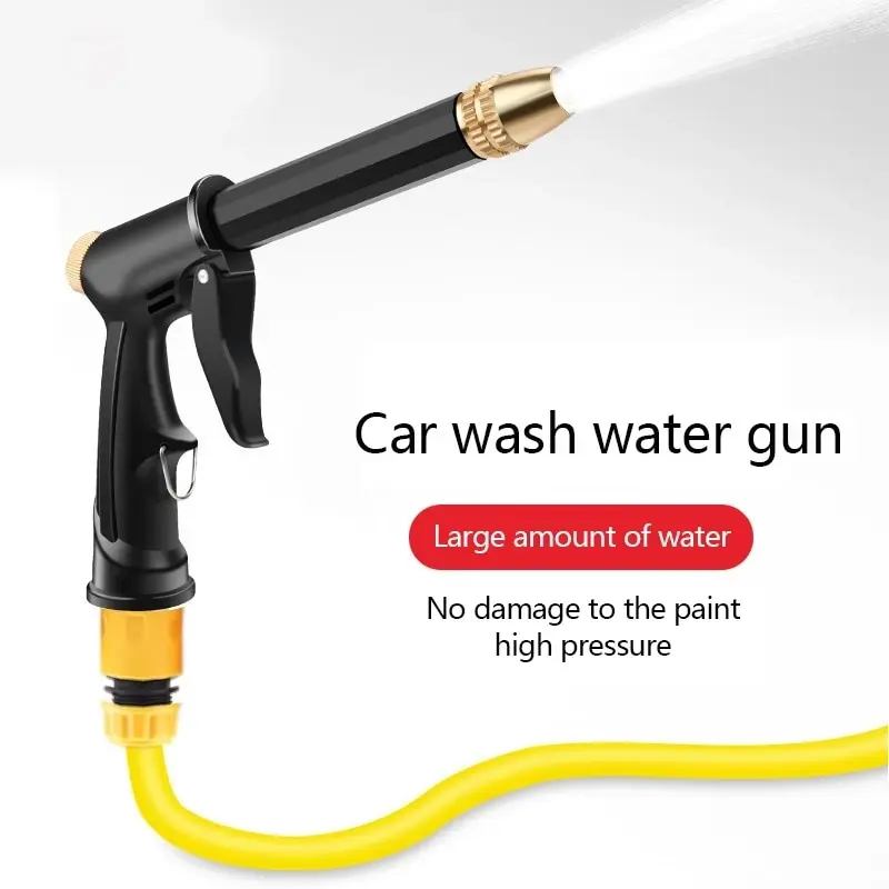  Water Hose Nozzle,Car Wash Kit - 2pcs Large car