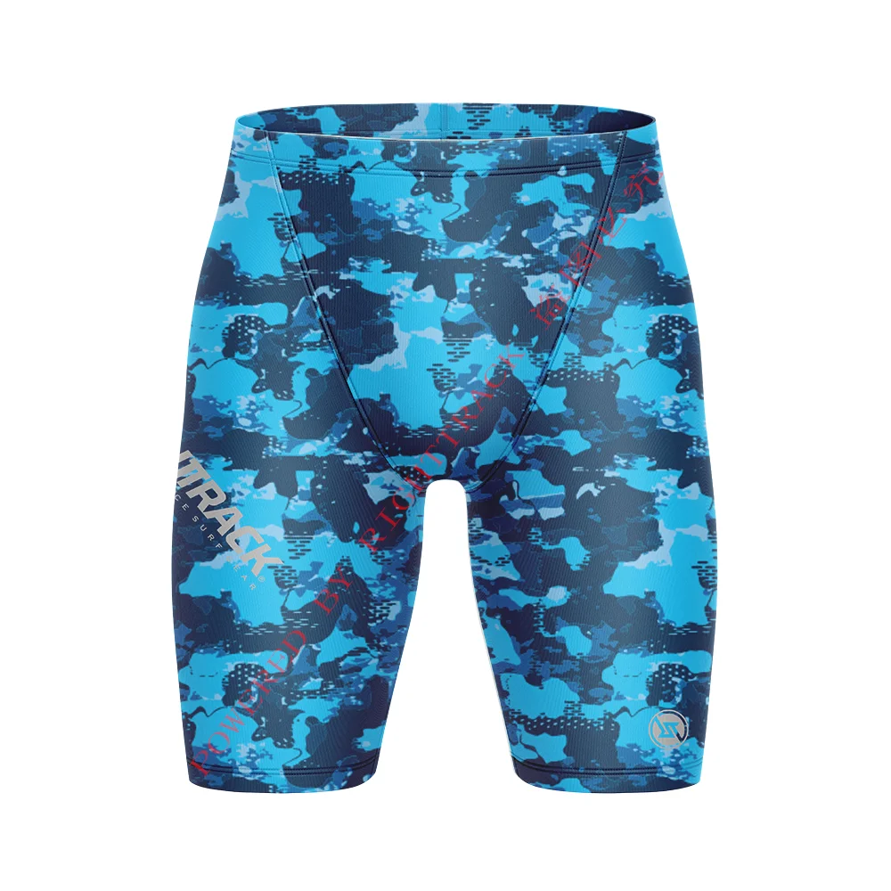 RightTrack Men's Swim Trunks Tight-fitting Swimsuit Training Digital Printing Performance Legging Swimming Shorts Give Gifts