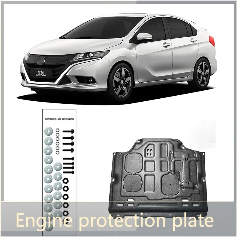 

Car Under Cover Base Guard Engine Splash Shield Mudguard For Honda GIENIA 2015-2019 2016 2017 Accessories Black Guardabarro