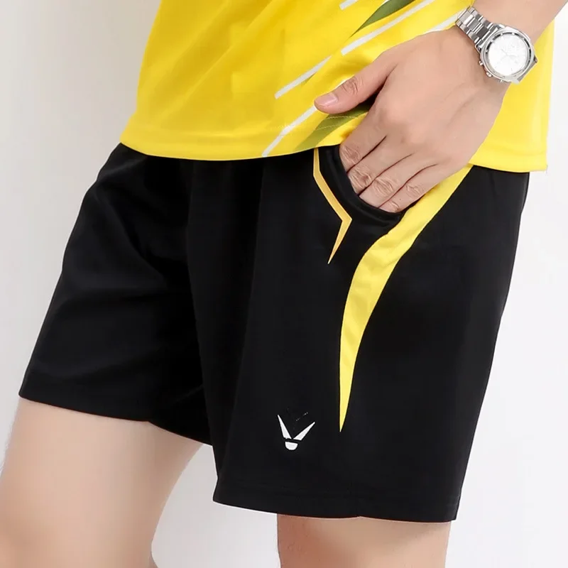 Quick Dry Volleyball Sports Pants Men Women Running Shorts Training Trousers Black Color for All Seasons Gym Fitness Activities