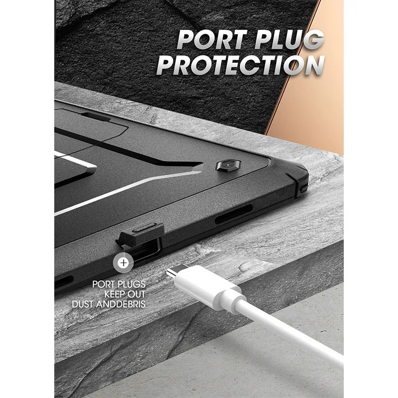 Supcase-case Resistente Resistente de Corpo Inteiro com Protetor de Tela Embutido Estojo para Samsung Galaxy Tab a8 10.5 Polegadas ub Pro 2023 - Imagem 4