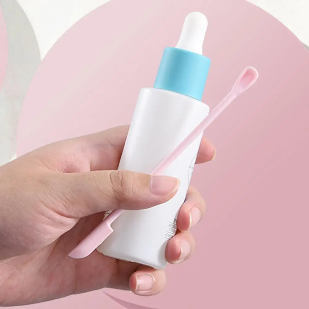 3Pcs NEW Silicone Double-head Lengthened Scraper Cosmetic Jam Deep Bottle Scraper Mini Spatula Set Makeup Tools