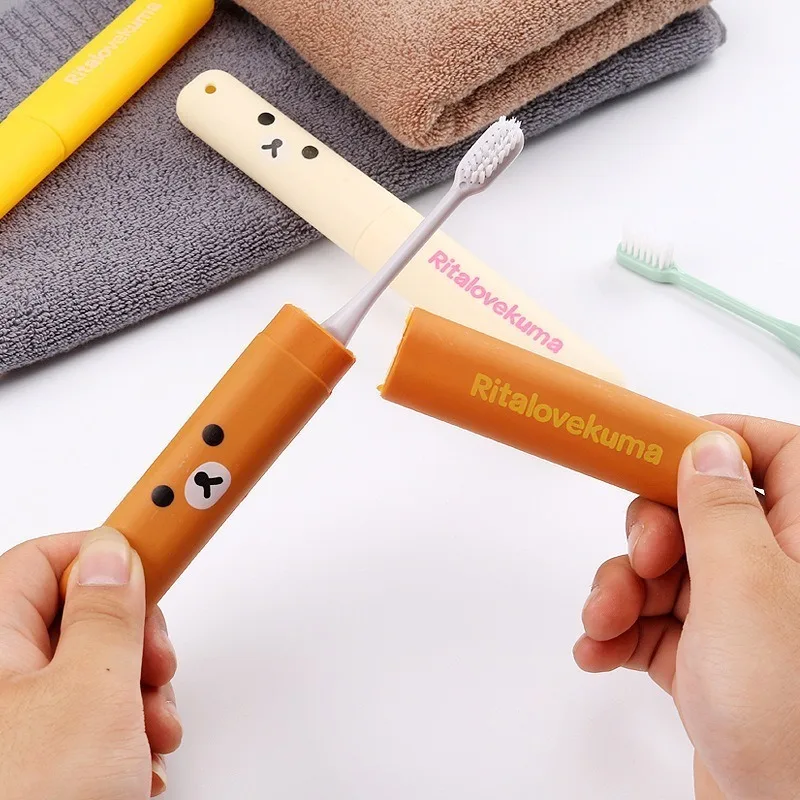 Portable Toothbrush Cover Holder Bear Cute animal Outdoor Travel Hiking Camping Toothrush Cap Case Protect Storage Cute Box toothbrush holder,toothbrush covers,toothbrush case,toothbrush storage box