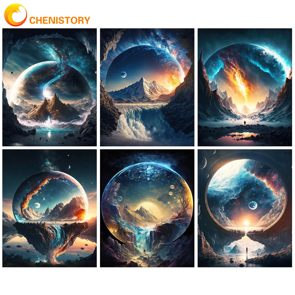 

CHENISTORY 40x50cm Painting By Numbers The Mood Landscape Paintings By Number Kit Painting Diy Crafts Wall Art Decoration