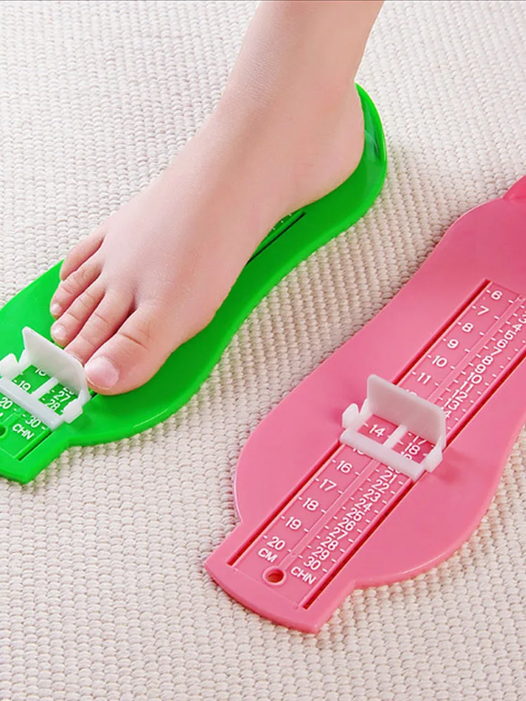 Montessori Newborn Infantil Foot Measure Gauge Shoes Size Measuring Ruler Tool Funny Gadgets Educational Math Toy New