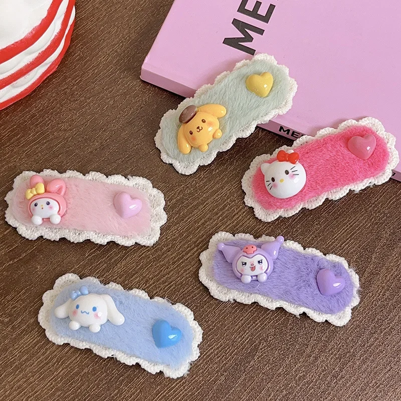 

Kawaii Sanrio Anime Cinnamoroll Hairpin My Melody Cute Cartoon Kuromi Simplicity Pompompurin Fashions Hello Kitty Holiday Gifts