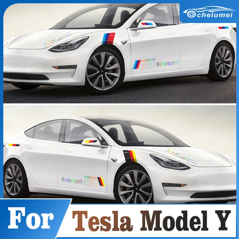 Car DIY Decals For Tesla Model Y Bodywork Exterior Protective Film