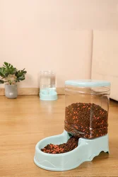 Automatic Pet Feeder and Water Dispenser with Large Capacity Storage - Pink (Automatic Pet Feeder)