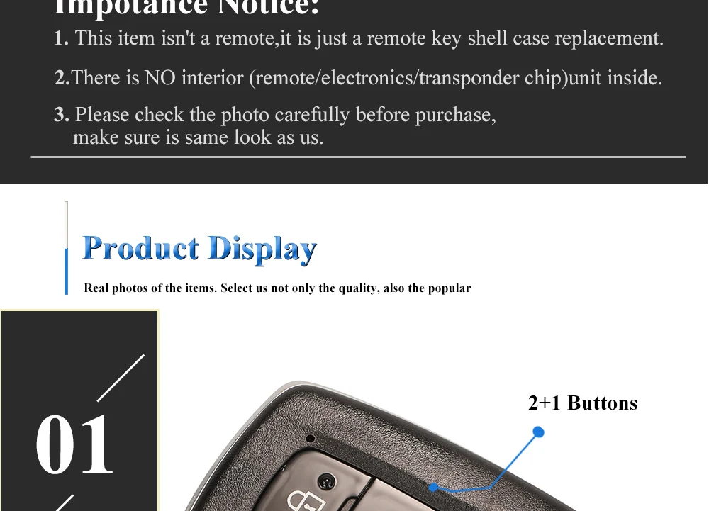 Keyforkess 10pcs 2/3/4BTN Remote Car Key Shell Case Fob per Toyota C-HR RAV4 Prius 2018-2019 Suit XM VVDI Smart Board TOY48 TOY12 - S560486cfc1fe4f10b9ed4746f626dfc8a