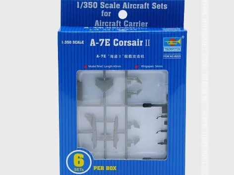 Trumpeter 06225 1/350 набор летательных аппаратов A-7E Corsair II 6 шт. комплект пластиковых