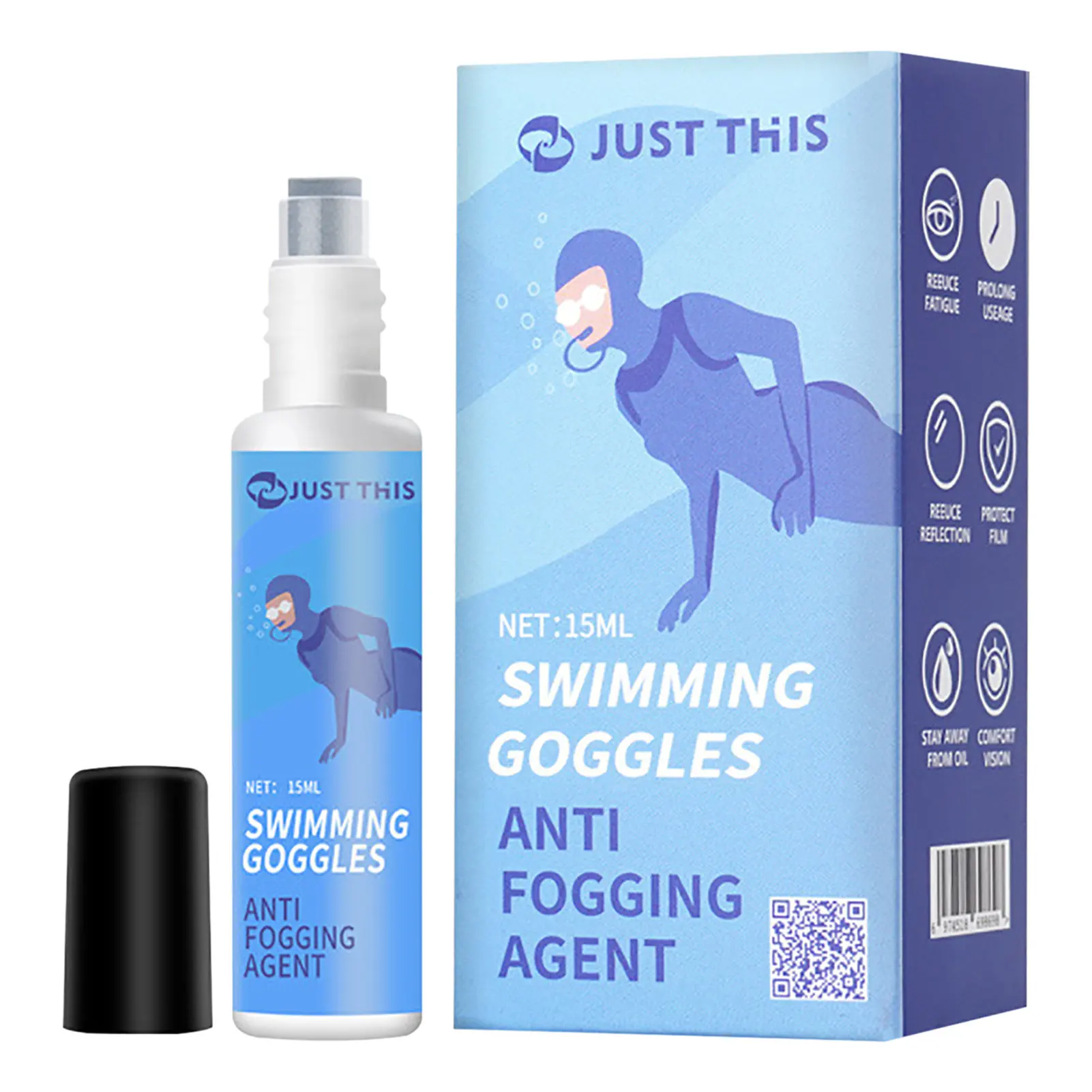 Anti fogging Agent 15ml Fog Preventing Agent For Swimming Goggles Ski Goggles Myopia Glasses VR