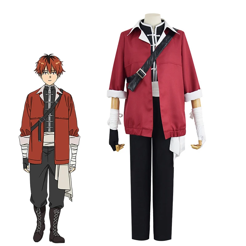 

Anime Sousou No Frieren Stark Cosplay Costume Adult Men Fantasia Uniform Full Set Halloween Carnival Party Warrior Disguise Suit