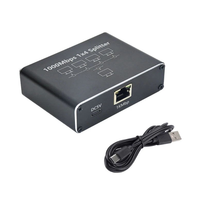 

Laptops RJ45 Ethernets Splitters 3way/4Way Connection Highly Speed 1000Mbps
