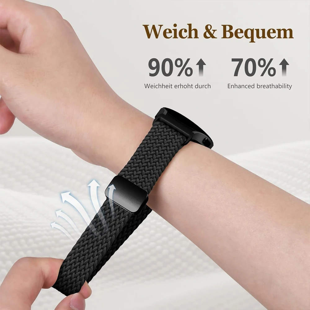 Braided Magnetic Bracelet Smartwatch Strap - Universal Fit, Various Sizes