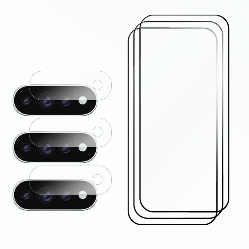 Enhanced Shockproof Front Glass & Soft Fiber Camera Film - 9H Screen Protection