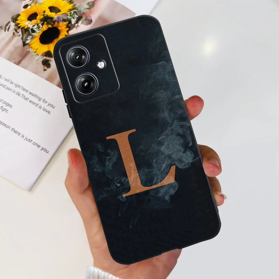 New Luxury Floral Letter Silicone Shockproof Phone Case - Soft Back Cover