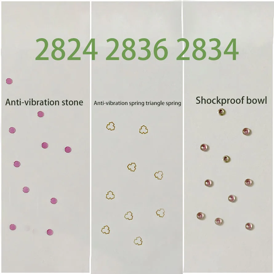 Applicabile A Swiss Eta Universal 2824 2836 2834 Antiurto Spring Triangle Spring Antiurto Bowl Antiurto Stone Watch Access