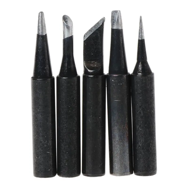 

A2UD 5 шт. бессвинцовые паяльные наконечники 900M-T для Hakko 936 SAIKE 909D 852 9