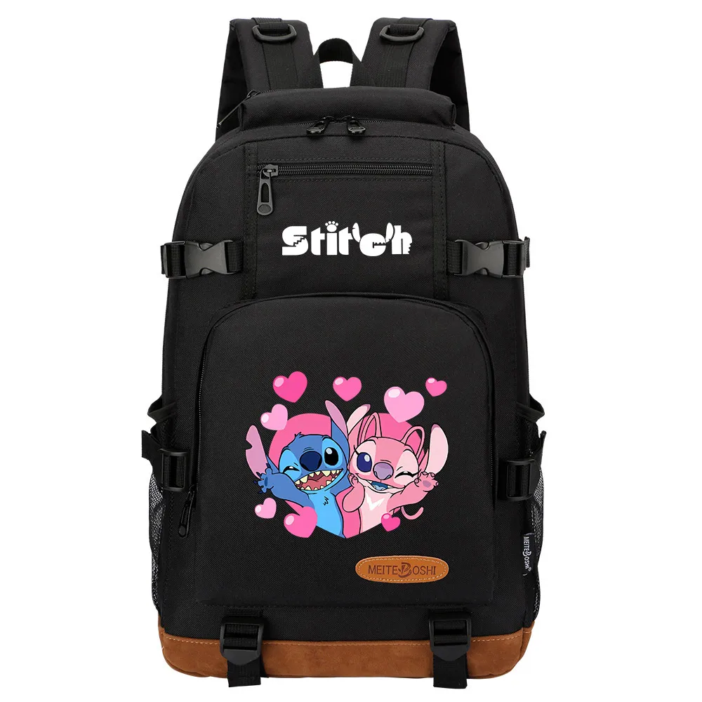 Stitch Machilas Mochila Escolar Para Niños Kit Niño/Bolsa De Almuerzo/Bolso  De Bolígrafo Estuche Para Lápices