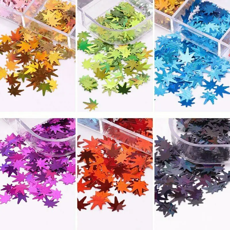 Color Fire Opal Nail Powder Flakes Aurora Glitter Paillettes Per Unghie Sparkly Gel Polish Sticker Accessori Per Manicure 3D Beobr
