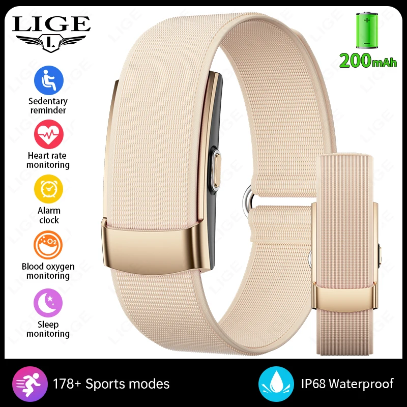 Sleek Ultra-Light Fitness Tracker with 178+ Sports Modes and Waterproof Smart Features