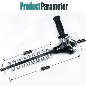 Angle Grinder Refit Garden Pruning Machine Tools Hedge Trimmer Pruning Tool Garden Home Compatible with 110/115 Type Angle Grind 6