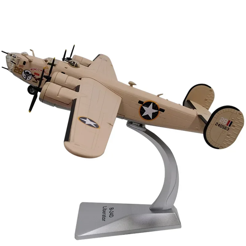 Bomber Pesante In Lega In Scala 1/72 B-24D Us Air Force Aircraft B24D Aircraft Model Fighter Toys Bambini Kids Gift For Collection