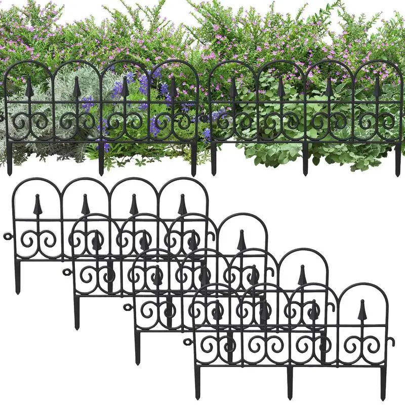 Decorative Garden Fence Garden Edging Border Garden Fence 6pcs