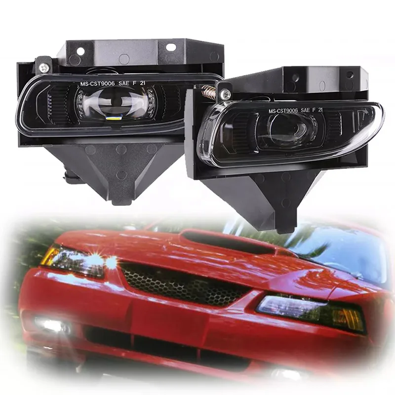 

DOT Fog Light For Ford Mustang 1999 2000 2001 2002 2003 2004 LED DRL Daytime Running Lights Daylight Waterproof Fog Head Lamp