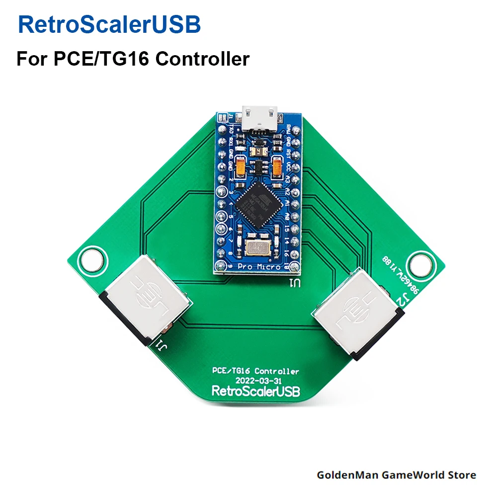 Controller Pc Retroscalerusb/Controller Turbografx-16 All'Adattatore Usb Controller Pce All'Adattatore Usb