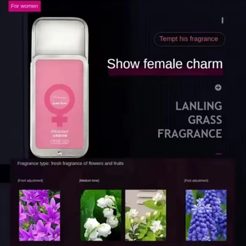 Woman Body Pheromone Solid Perfume Long Lasting Fragranc Light Fragranc Portable