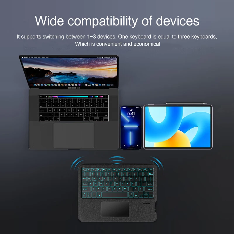 Huawei Magic Keyboard Case with Backlit Keys for MatePad Tablets - Multi-Language Support