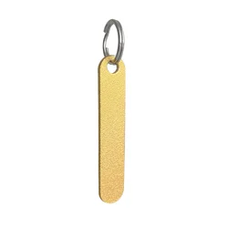 Customized Laser Engraved Stainless Steel Keychain - Unique Personalized Gift - LOGO (Gold)